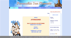Desktop Screenshot of parrocchiasanclemente.eu